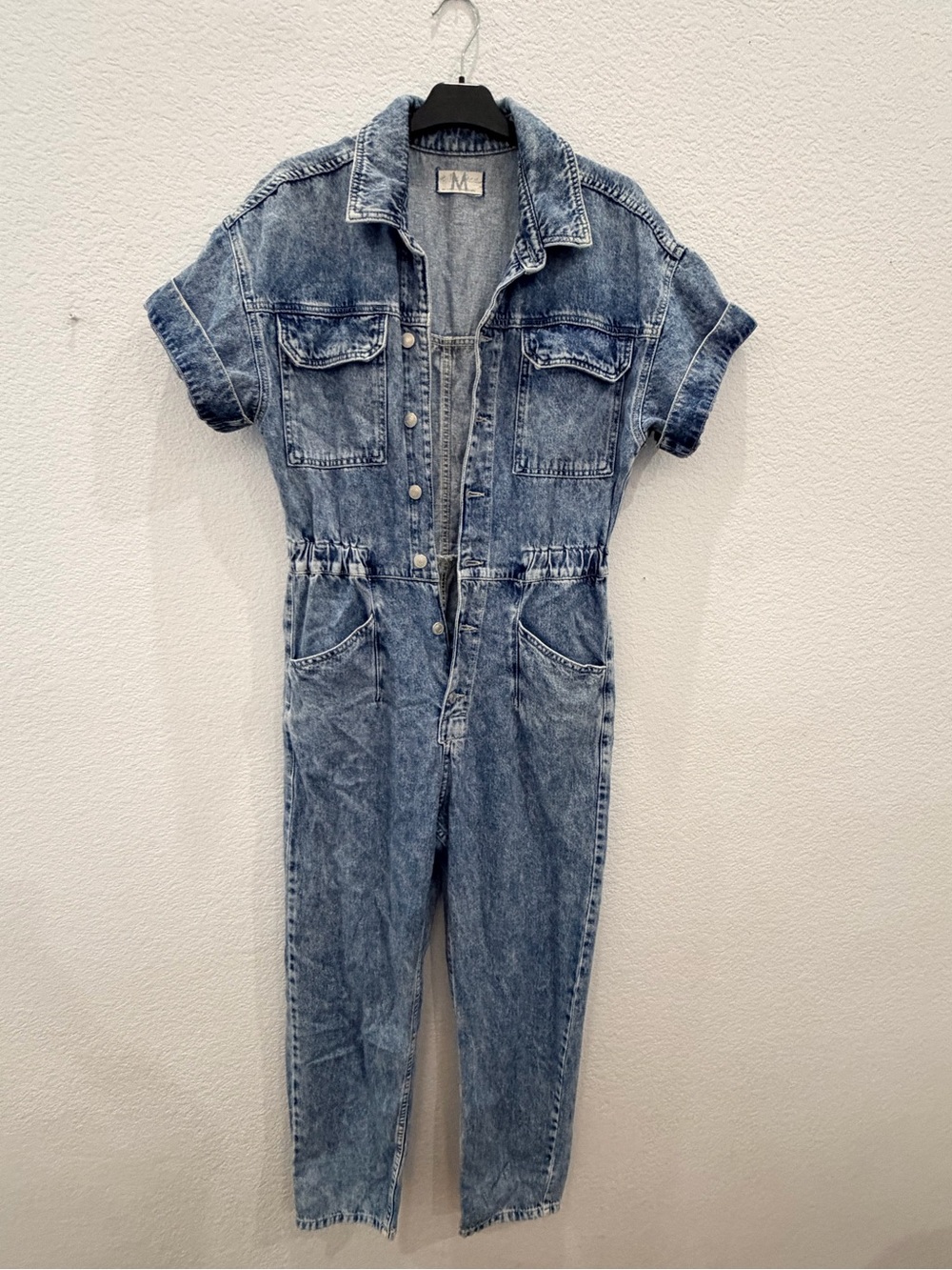 Light Wash Denim Jumpsuit